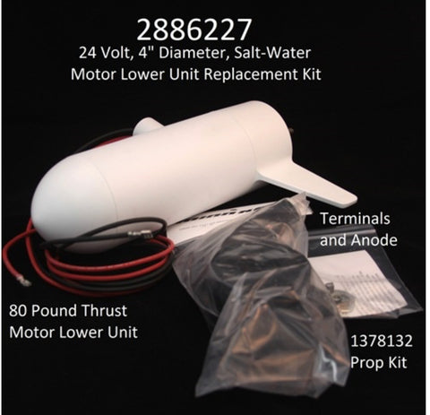 2886227 Minn Kota Lower Unit w/ Prop Riptide 80lb 24Volt Variable Salt Water