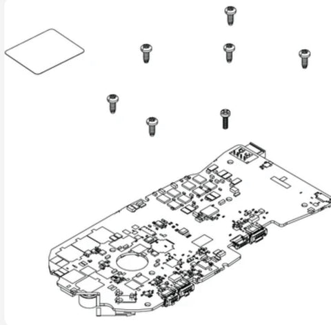 000-15256-001 Lowrance Ghost Main Head Control Board Kit