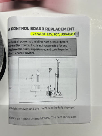 2774070 Minn Kota Control Board - Ulterra / Riptide - 24 Volt - 60" Shaft