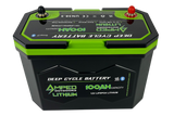 100Ah Lithium Battery (LiFePO4) 12.8V - Bluetooth - IP67 Waterproof - Heated
