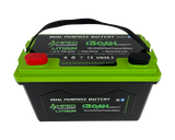 130Ah Dual Purpose Lithium Battery (Cranking) 12.8V - Bluetooth - IP67 Waterproof - Heated