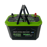 80Ah Lithium Battery (LiFePO4) 12.8V - Bluetooth - IP67 Waterproof - Heated