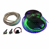 LED Black/Green Fishing Light Kit For Bass Boats
