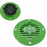 Billet Aluminum Drain Plate with Screen 4" Round for Boats