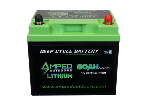 60Ah Lithium Battery (LiFePO4) 12.8V - Bluetooth - Heated