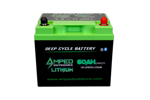 60Ah Lithium Battery (LiFePO4) 12.8V - Bluetooth - Heated