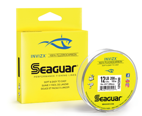 Seaguar InvizX Fluorocarbon Fishing Line