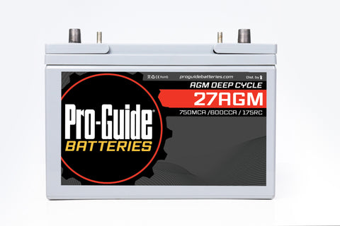 Pro-Guide PGM-27AGM 12V Group 27 AGM Deep Cycle Battery