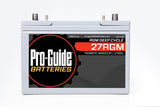 Pro-Guide Group 27 AGM Deep Cycle Marine Battery for Fishing Boats - Pro-Guide marine power product