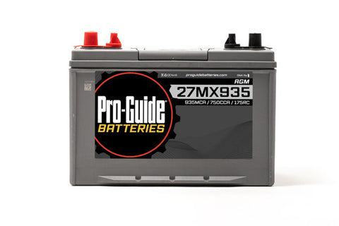 Pro-Guide 935MCA Group 27 AGM Starting Marine Battery for Boats - Pro-Guide marine power product