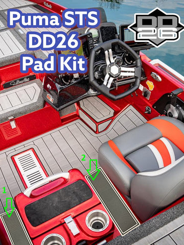 Bass Cat Puma STS and Lynx STS Step Pad Kit 7pc