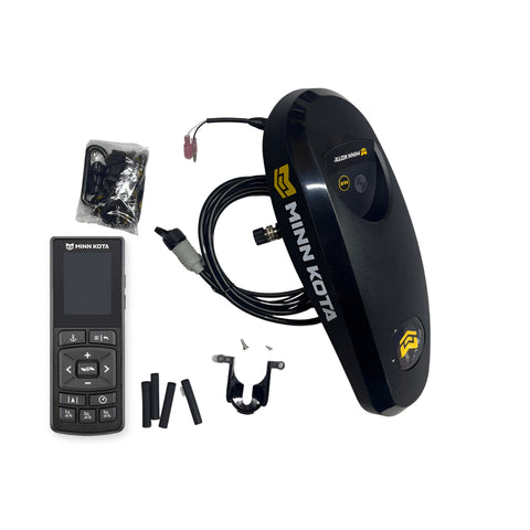 Minn Kota PowerDrive BT Advanced GPS Upgrade Kit with Advanced GPS Navigation wireless remote, Spot-Lock GPS head, mounting bracket, hardware and heat-shrink
